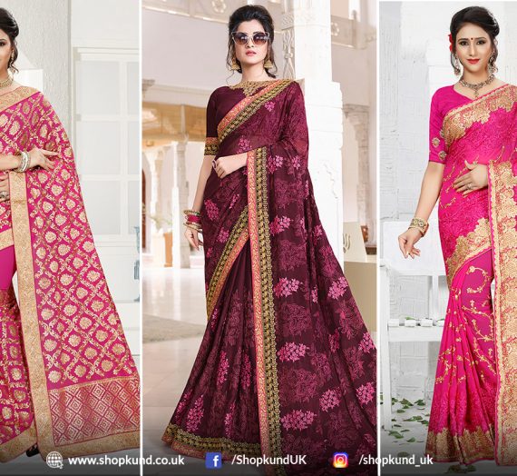 4 New Styles Of Bridal Sarees In Wedding Fashion Couture
