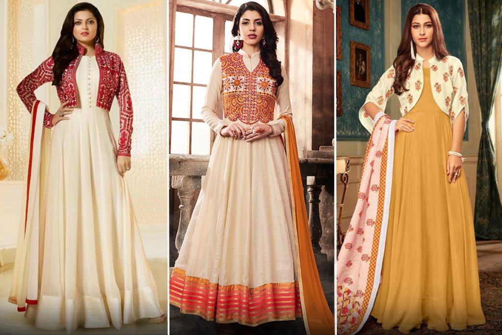 - Jacket Anarkali Suits