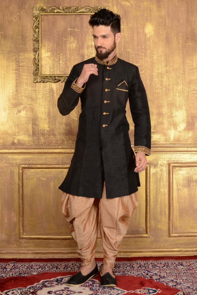 Black Dhoti Kurta online Uk - Shopkund