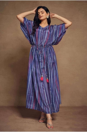 Art silk Anarkali Suit with Printed AS3933