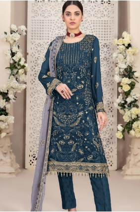 Georgette Morpich Eid Salwar Kameez with Dupatta SK155123