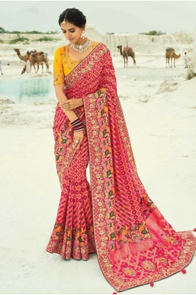 Wedding Saree in Multicolor with Weaving SR28832